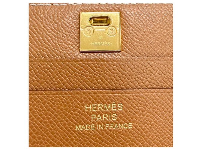 Hermès HERMES Tarjetero Medor Dorado - vista 8