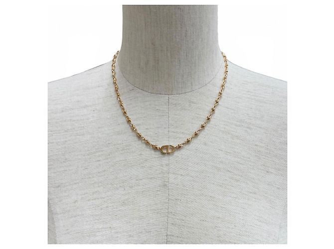 Collana di perle con logo Petit CD Christian Dior DIOR D'oro - vista 3