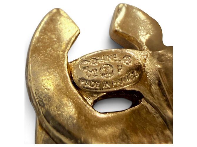 Orecchini a clip Chanel Vintage 02P Gold D'oro - vista 5