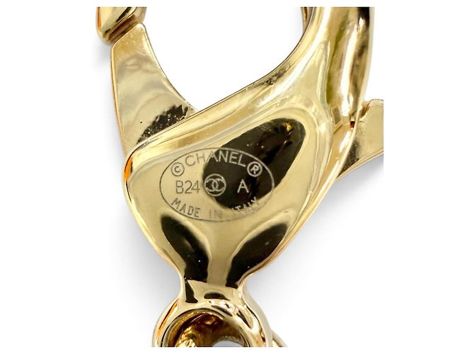 Chanel Coco Mark Perlen-Choker Halskette Golden - Ansicht 8