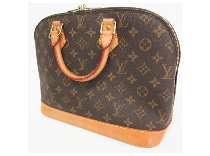 Borsa Louis Vuitton Monogram Alma M51130 Marrone - vista 7