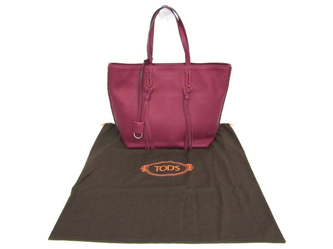 Tod's Gypsy Leder-Tote-Bag für Damen Lila - Ansicht 2