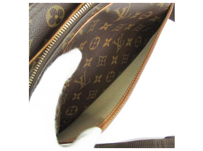Borsa a tracolla Louis Vuitton Monogram Reporter PM da donna Marrone - vista 10