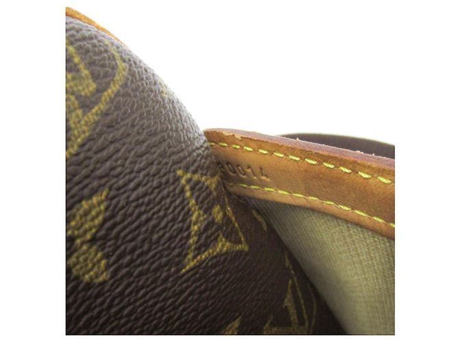 Borsa a tracolla Louis Vuitton Monogram Reporter PM da donna Marrone - vista 16