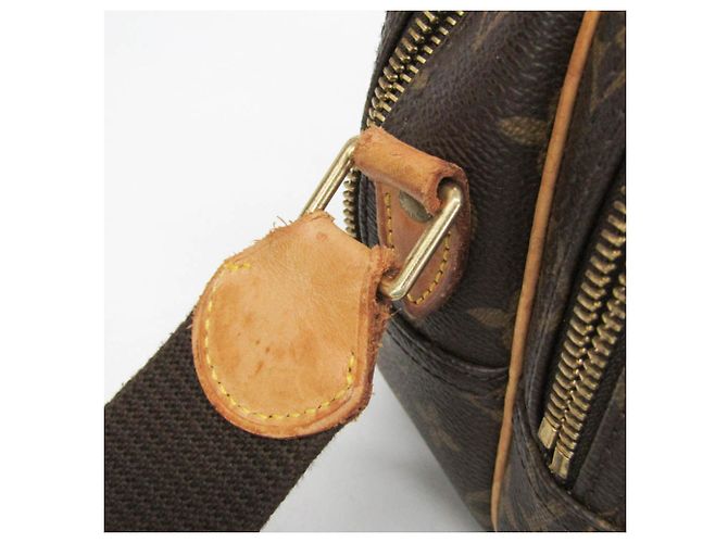 Borsa a tracolla Louis Vuitton Monogram Reporter PM da donna Marrone - vista 9