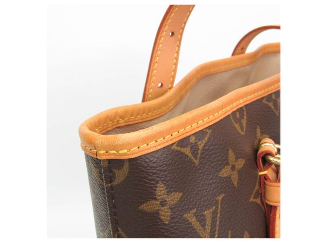 Borsa a tracolla da donna Louis Vuitton Monogram Bucket GM M42236 Marrone - vista 9