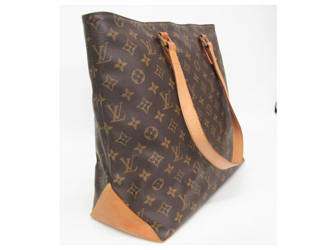 Borsa Cabas Mezzo Monogram Louis Vuitton Marrone - vista 6
