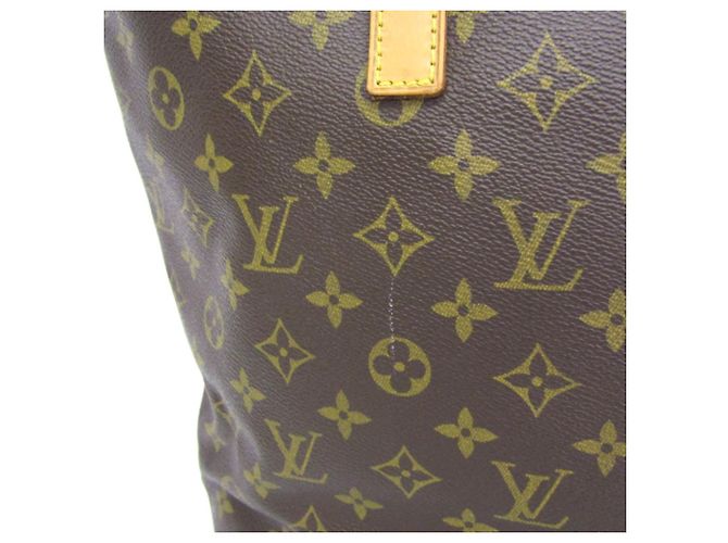 Borsa Cabas Mezzo Monogram Louis Vuitton Marrone - vista 7
