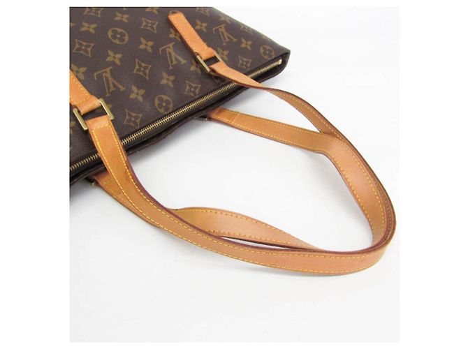 Borsa Cabas Mezzo Monogram Louis Vuitton Marrone - vista 8