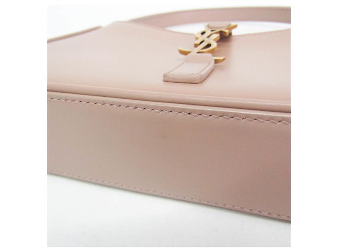 Borsa Yves Saint Laurent LE 5 À 7 in Pink Beige - vista 7