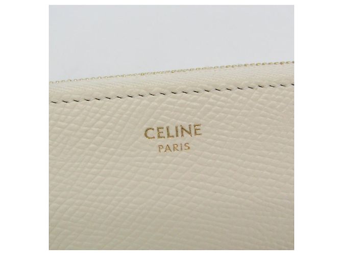 Céline Celine Large Zipped Wallet mit Arc de Triomphe Motiv Roh - Ansicht 13