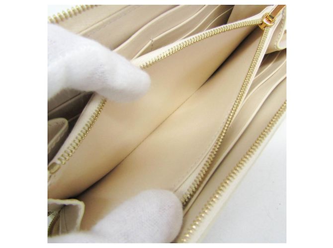 Céline Celine Large Zipped Wallet mit Arc de Triomphe Motiv Roh - Ansicht 5