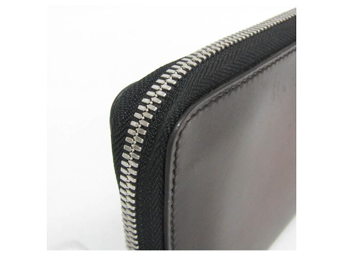 Berluti NINO Pochette piccola con zip a L Marrone scuro - vista 10
