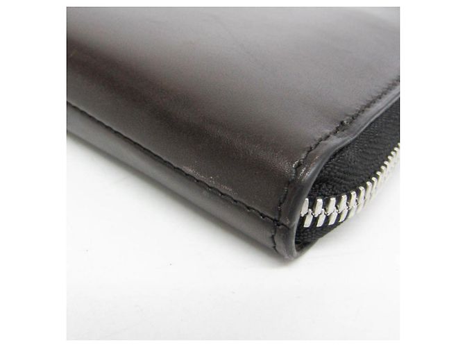 Berluti NINO Pochette piccola con zip a L Marrone scuro - vista 11