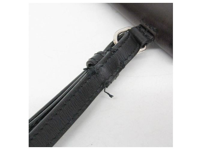 Berluti NINO Pochette piccola con zip a L Marrone scuro - vista 13
