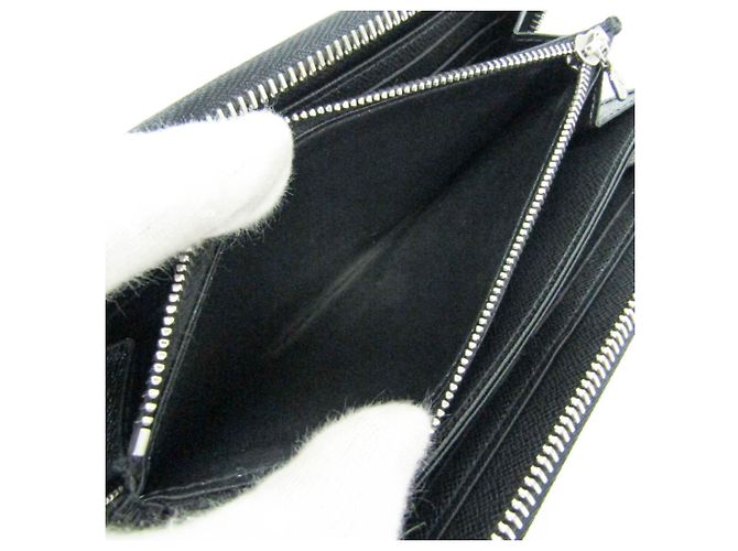 Louis Vuitton Epi Zippy Wallet M61857 Nero - vista 4