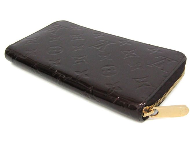 Cartera Zippy Louis Vuitton Monogram Vernis Burdeos - vista 2