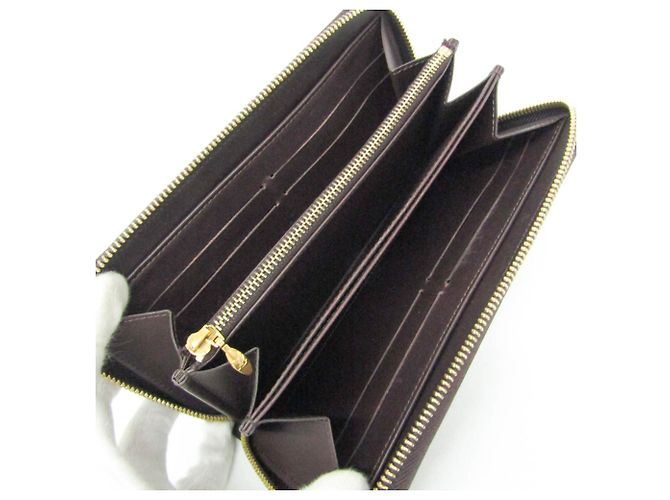 Cartera Zippy Louis Vuitton Monogram Vernis Burdeos - vista 3