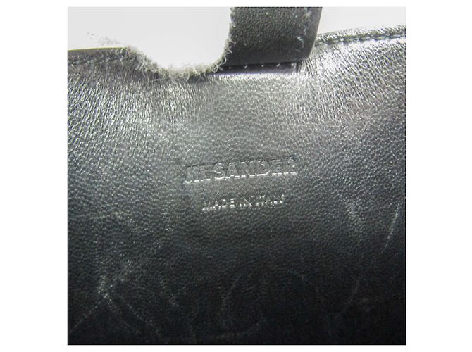 Borsa a tracolla in pelle Jil Sander TANGLE SM Nero - vista 14