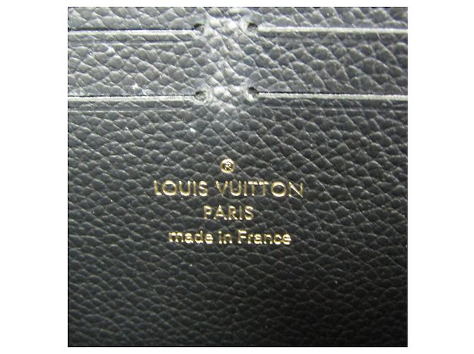 Cartera Louis Vuitton Monogram Empreinte Clemence M60171 Negro - vista 14