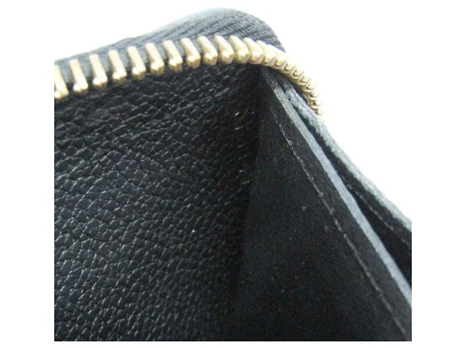 Cartera Louis Vuitton Monogram Empreinte Clemence M60171 Negro - vista 15