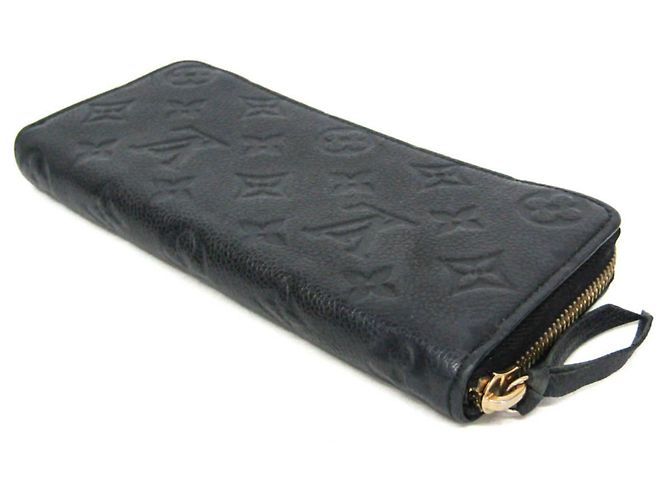 Cartera Louis Vuitton Monogram Empreinte Clemence M60171 Negro - vista 2
