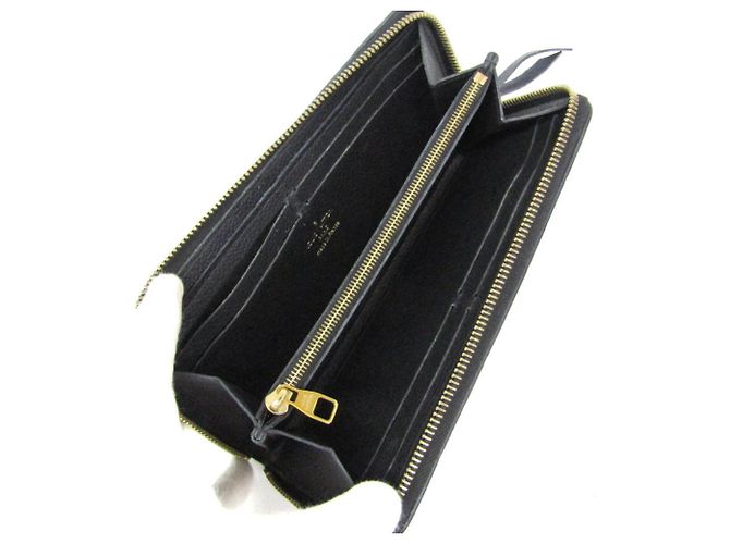 Cartera Louis Vuitton Monogram Empreinte Clemence M60171 Negro - vista 3