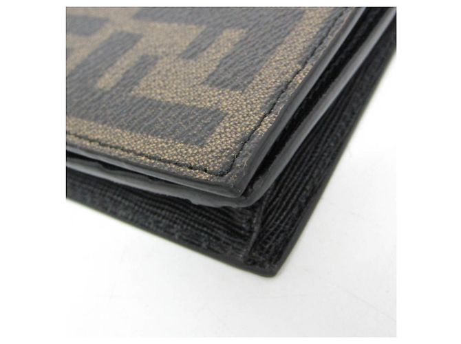 Fendi Zucca langes Portemonnaie Braun Schwarz - Ansicht 7