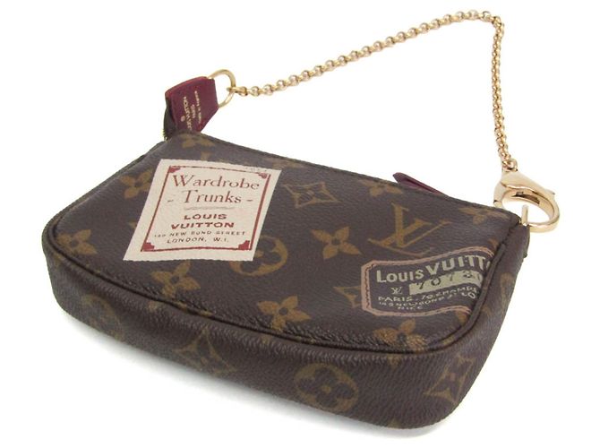 Louis Vuitton Monogram Mini Pochette Accessoires Bordò Monogramma - vista 2