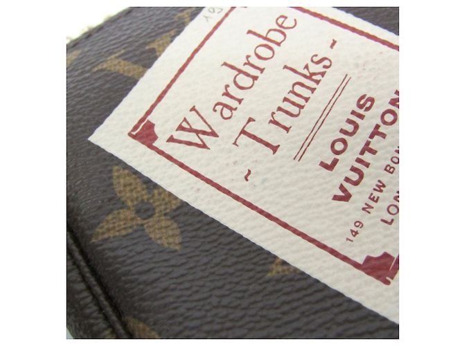 Louis Vuitton Monogram Mini Pochette Accessoires Bordò Monogramma - vista 5