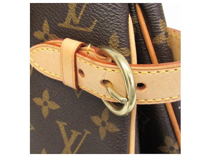 Borsa a tracolla Louis Vuitton Monogram Batignolles Vertical M51153 Marrone - vista 7
