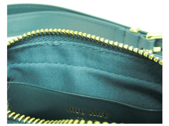 Borsa cintura Miu Miu Matelassé Mini 5CC568 Verde - vista 11