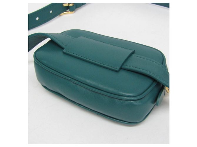 Borsa cintura Miu Miu Matelassé Mini 5CC568 Verde - vista 5