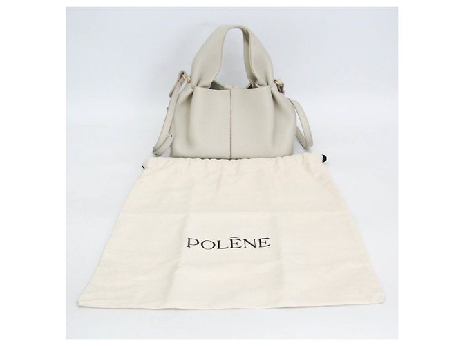 Borsa POLÈNE Numéro Neuf Mini Bianco sporco - vista 2