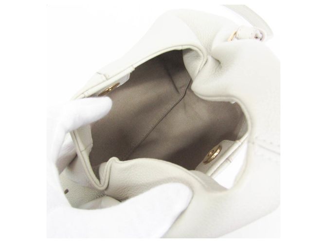 Borsa POLÈNE Numéro Neuf Mini Bianco sporco - vista 4