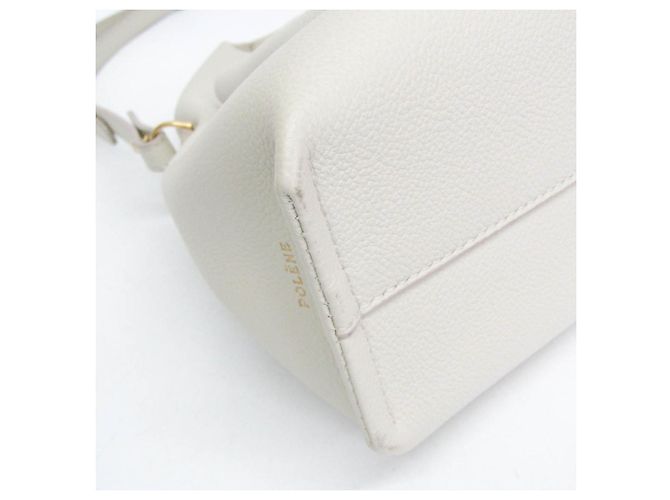 Borsa POLÈNE Numéro Neuf Mini Bianco sporco - vista 5