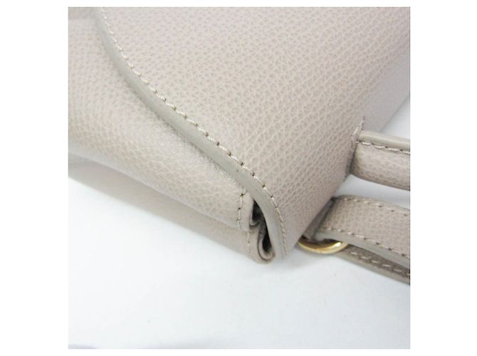 Borsa a tracolla in pelle da donna POLÈNE Numéro Un Nano Grigio - vista 10