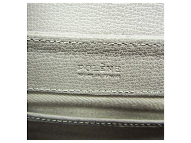 Borsa a tracolla in pelle da donna POLÈNE Numéro Un Nano Grigio - vista 12