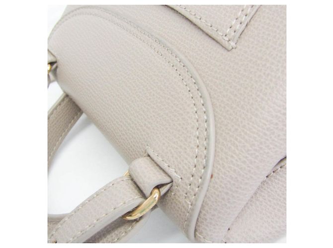 Borsa a tracolla in pelle da donna POLÈNE Numéro Un Nano Grigio - vista 8