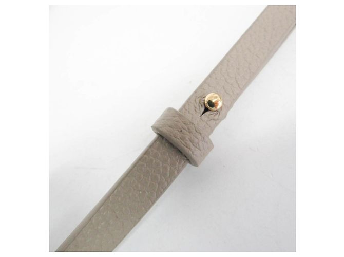 POLÈNE Numéro Un Micro Pochette in pelle da donna Grigio - vista 11