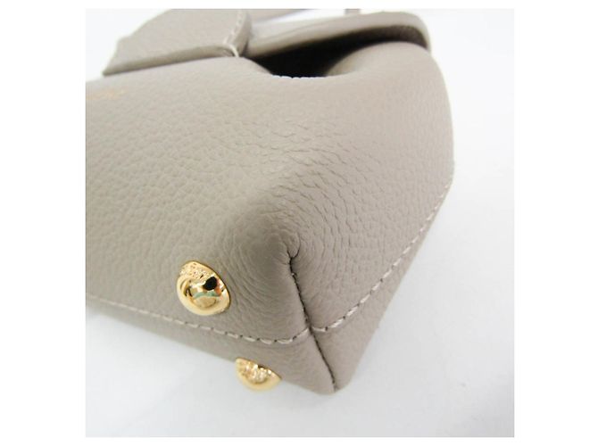 POLÈNE Numéro Un Micro Pochette in pelle da donna Grigio - vista 9