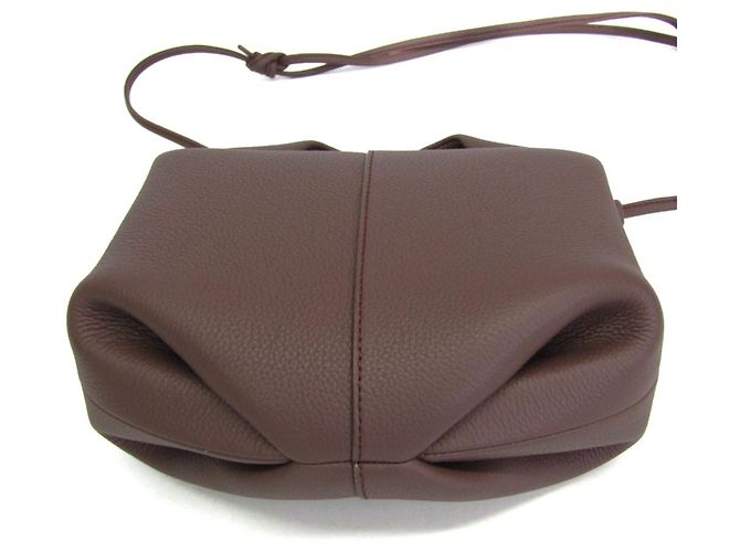 Bolsa de mão/Bolsa de ombro em couro POLÈNE Béri para mulher Marrom - vista 6
