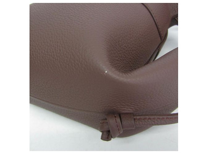 Bolsa de mão/Bolsa de ombro em couro POLÈNE Béri para mulher Marrom - vista 7