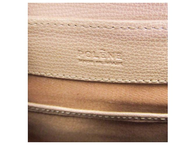 Borsa a tracolla in pelle da donna POLÈNE Numéro Un Nano Beige - vista 13