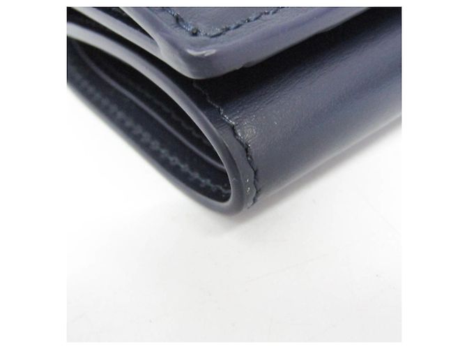 Cartera de piel tri-fold Salvatore Ferragamo Azul marino - vista 9