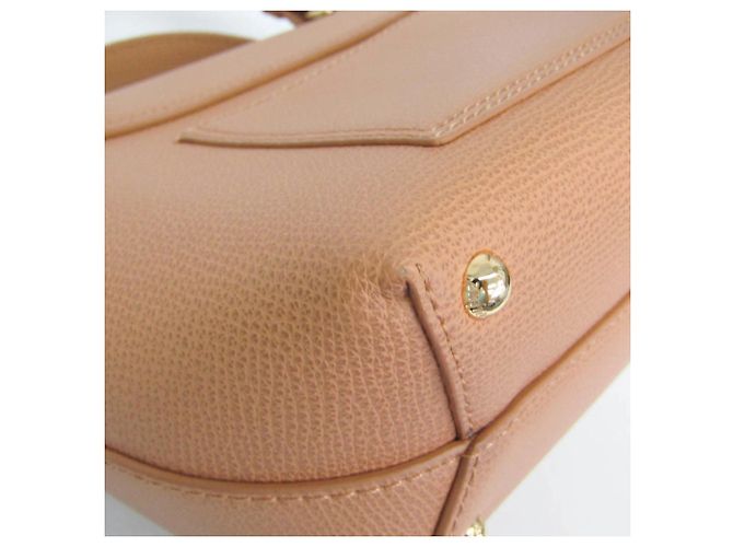Borsa a tracolla in pelle da donna POLÈNE Numéro Un Nano Beige - vista 4