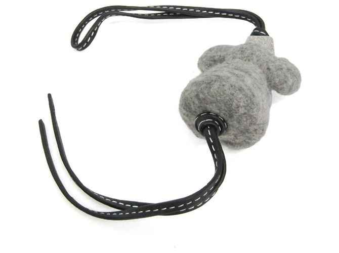 Charm in pelle per borsa Loewe - Koala Charm Marrone Nero - vista 2