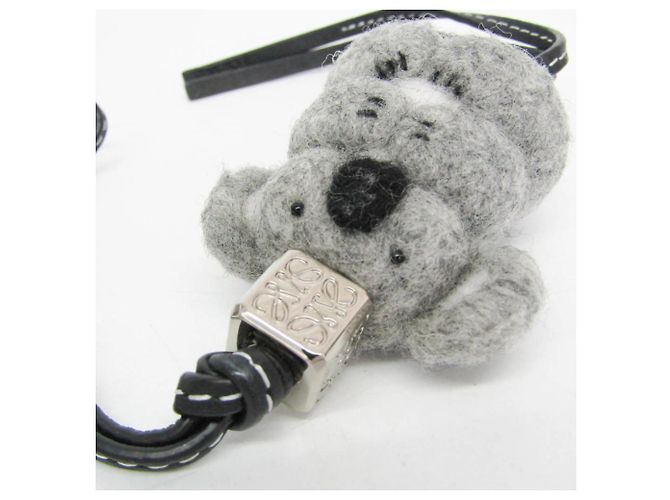 Charm in pelle per borsa Loewe - Koala Charm Marrone Nero - vista 4