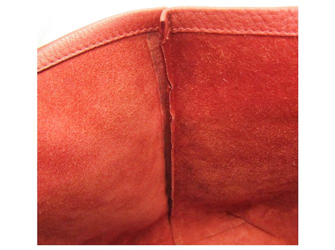Borsa a tracolla in pelle The Row PARK TOTE THREE Rosso - vista 15