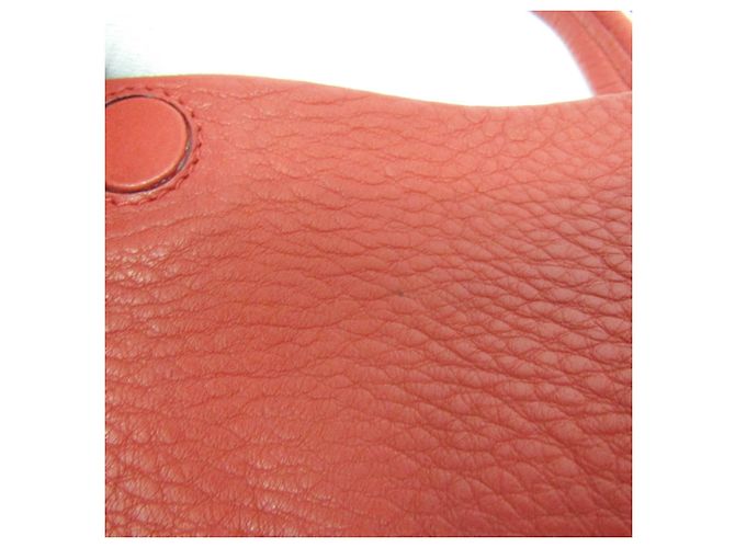 Borsa a tracolla in pelle The Row PARK TOTE THREE Rosso - vista 17